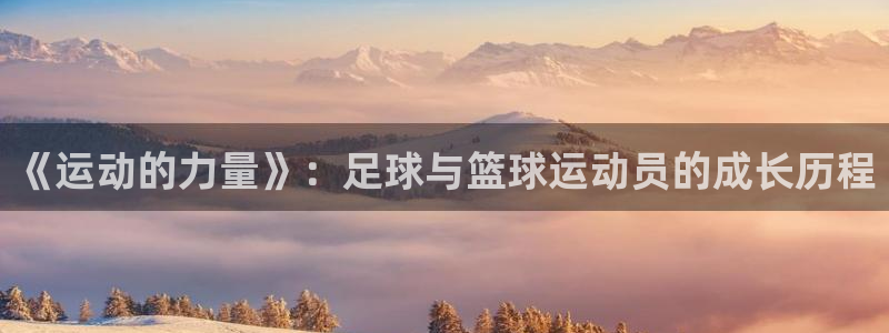 利记官方正版app集团简介：《运动的力量》：足球与篮球运动员