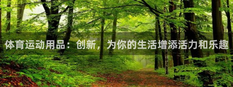 利记官方正版app集团：体育运动用品：创新，为你的生活增添活